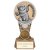 Ikon Goof Balls Bunkered Golf Trophy | Antique Silver & Gold | 150mm | G24 - PA24400B