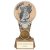 Ikon Goof Balls Turkey Golf Trophy | Antique Silver & Gold | 150mm | G24 - PA24406B