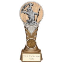 Ikon Goof Balls Winner Golf Trophy | Antique Silver & Gold | 175mm | G24