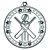 Cricket Tri Star Medal | Silver | 50mm - M79S