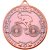 Cycling Tri Star Medal | Bronze | 50mm - M91BZ