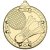 Badminton Tri Star Medal | Gold | 50mm - M94G