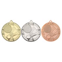 Badminton Tri Star Medal | Gold | 50mm