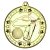 Golf Tri Star Medal | Gold | 50mm - M76G