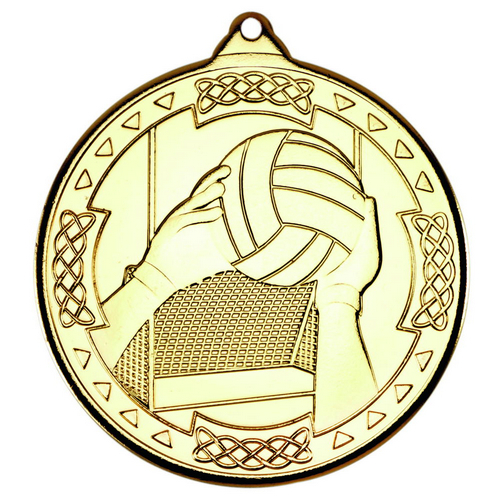 Gaelic Football Celtic Medal | Gold | 50mm