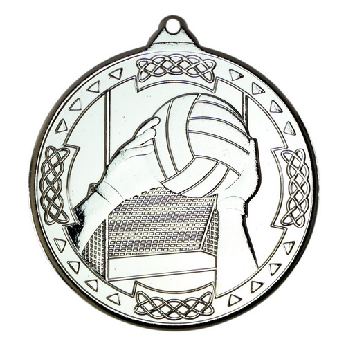 Gaelic Football Celtic Medal | Silver | 50mm