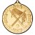 Hockey Tri Star Medal | Gold | 50mm - M90G