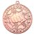 Martial Arts Tri Star Medal | Bronze | 50mm - M74BZ