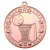 Netball Tri Star Medal | Bronze | 50mm - M81BZ