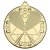 Squash Tri Star Medal | Gold | 50mm - M95G