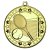 Tennis Tri Star Medal | Gold | 50mm - M75G