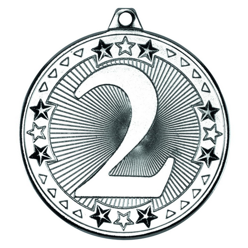 Tri Star 2nd Medal | Silver | 50mm