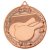 Table Tennis Tri Star Medal | Bronze | 50mm - M96BZ