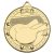 Table Tennis Tri Star Medal | Gold | 50mm - M96G