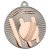 Cricket Two Colour Medal | Matt Silver & Bronze | 50mm - MV06BZ