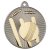 Cricket Two Colour Medal | Matt Silver & Gold | 50mm - MV06G