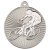 Cycling Two Colour Medal | Matt Silver & Silver | 50mm - MV47S