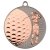 Golf Two Colour Medal | Matt Silver & Bronze - 2.75In | 70mm - LMV02BZ