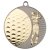 Golf Two Colour Medal | Matt Silver & Gold -  2.75In | 70mm - LMV02G