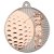 Golf Two Colour Medal | Matt Silver & Bronze | 50mm - MV02BZ