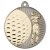 Golf Two Colour Medal | Matt Silver & Gold | 50mm - MV02G