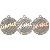 Dance Two Colour Medal | Matt Silver & Bronze | 50mm