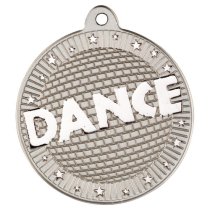 Dance Two Colour Medal | Matt Silver & Silver | 50mm