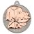 Martial Arts Two Colour Medal | Matt Silver & Bronze | 50mm - MV11BZ