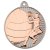 Netball Two Colour Medal | Matt Silver & Bronze | 50mm - MV16BZ