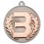 Two Colour Medal | 3Rd Matt Silver & Bronze | 50mm - MV07BZ