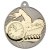 Swimming Two Colour Medal | Matt Silver & Gold | 50mm - MV28G