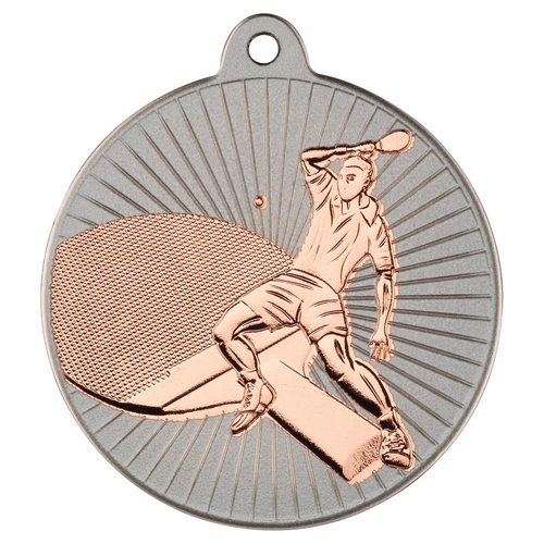 Table Tennis Two Colour Medal | Matt Silver & Bronze | 50mm