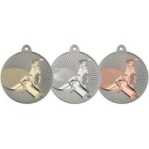 Table Tennis Two Colour Medal | Matt Silver & Bronze | 50mm