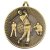 Golf Deluxe Medal | Antique Gold | 60mm - DM02AG