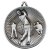 Golf Deluxe Medal | Antique Silver | 60mm - DM02AS