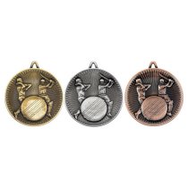 Cricket Deluxe Medal | Antique Gold | 60mm