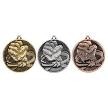 Martial Arts Deluxe Medal | Antique Gold | 60mm