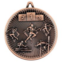 Athletics Deluxe Medal | Bronze | 60mm