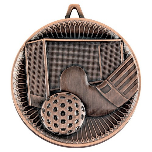 Hockey Deluxe Medal | Bronze | 60mm