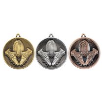 Rugby Deluxe Medal | Antique Gold | 60mm