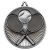 Tennis Deluxe Medal | Antique Silver | 60mm - DM05AS