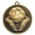 Football Deluxe Medal | Antique Gold | 60mm - DM01AG