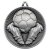 Football Deluxe Medal | Antique Silver | 60mm - DM01AS