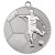 Football Two Colour Medal | Matt Silver & Silver | 70mm - LMV01S