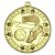 Football Tri Star Medal | Gold | 50mm - M70G