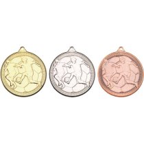 Football 'Multi Line' Medal | Bronze | 50mm