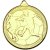 Football 'Multi Line' Medal | Gold | 50mm - M40G