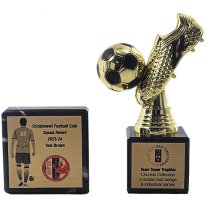 Tower Trophies Marble Football Squad Award | Always Team First | 75 x 75mm