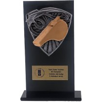 Jet Glass Shield Referee Trophy | 160mm | G25