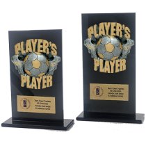 Jet Glass Euphoria Hero Players Player Football Trophy | 140mm | G25